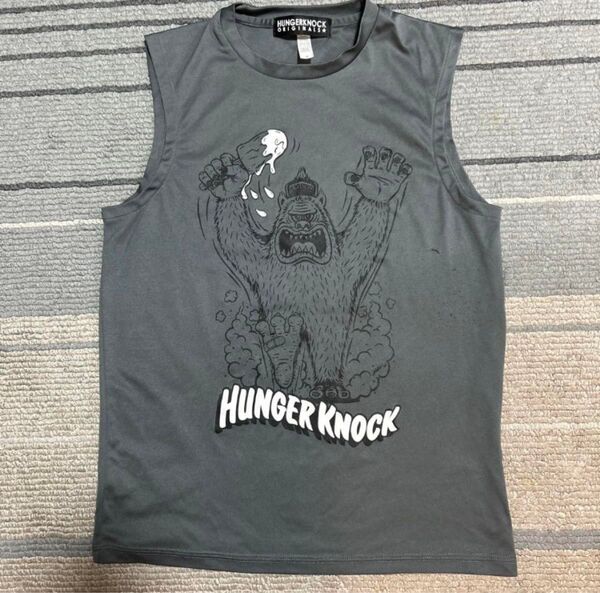HUNGER KNOCK ハンガーノック ノースリーブシャツ サイズS ランニング ジョギング マラソン トレイルランニング