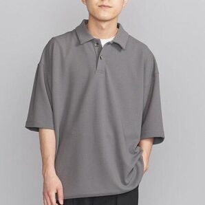 B&Y UNITED ARROWS 22SS デュアルパックトリム ポロシャツ L ポリジャージ ルーズ ユナイテッドアローズ
