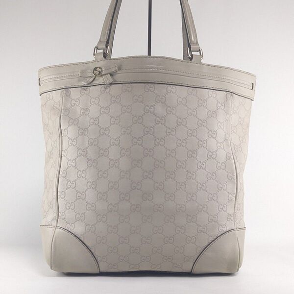 グッチ トートバッグ ハンドバッグ シマレザー インターロッキング A4可 GUCCI 肩掛け ショルダーバッグ レザー