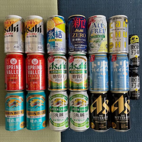 お酒詰め合わせ お酒飲み比べセット 18本セット 眠眠打破2本おまけ