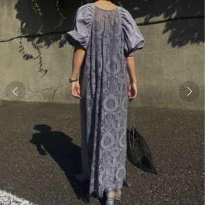 アメリ MEDI 2WAY CIRCLE PATTERN LACE DRE ロングワンピース レース Ameri 前後2way