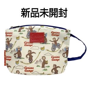 新品未開封 おさるのジョージ 消臭おしりふきポーチ ケース ベビー用品 ウェットティッシュ マザーグッズ ウェッティ