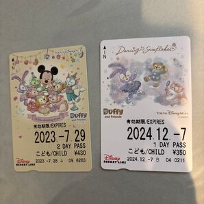 ディズニーリゾートラインフリー切符 2枚セット