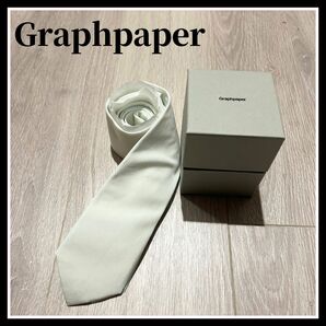 新品未使用 Graphpaper グラフペーパー ネクタイ ペールグリーン