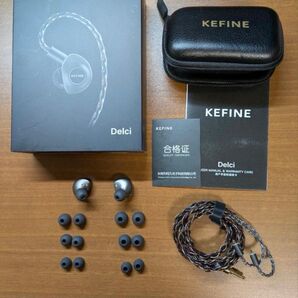 LINSOUL KEFINE Delci 2pin 10mm1DDイヤホン 美品