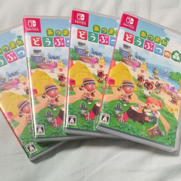 【Switch】 あつまれ どうぶつの森 4本セット