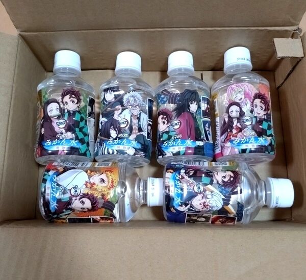 【新品.未使用!おまけ付き!】DyDo鬼滅の刃みかん水280ml×6個