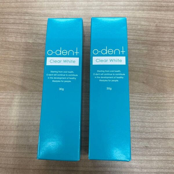 o-dent Clear White 30g 2個セット