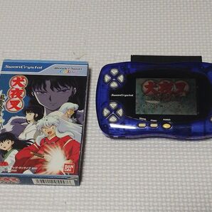 BANDAI ワンダースワン スワンクリスタル クリアブルー 犬夜叉 風雲絵巻