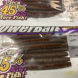 バークレイ パワーベイト マックスセント ジェネラル4インチ エビミソ 2パックセット 未使用