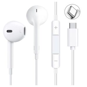 2025新版iphone16用 Type-C有線イヤホンマイク付き通話対応