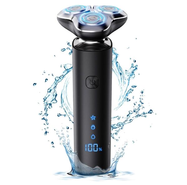 メンズシェーバー電動LEDディスプレイIPX7防水type-C充電日本語取扱説明