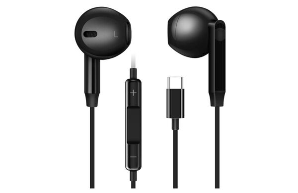 2025新版Type-cイヤホン有線iPhone16Android対応ブラック