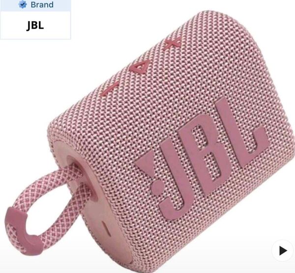 【未開封】 JBL GO3防水 Bluetooth ポータブルスピーカー/ピンク