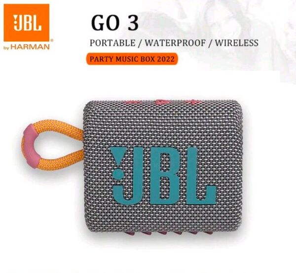 【未開封】 JBL GO3 防水ポータブルスピーカー/グレー