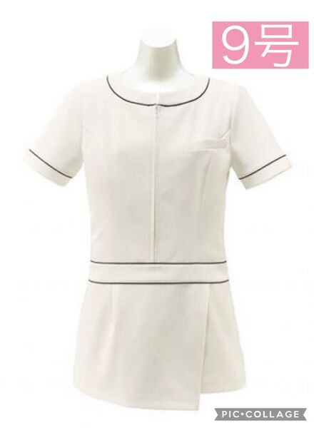 ラスト1点!!新品 9号 (M)エステサロン ユニフォーム チュニック制服 ナース服 ボンマックス