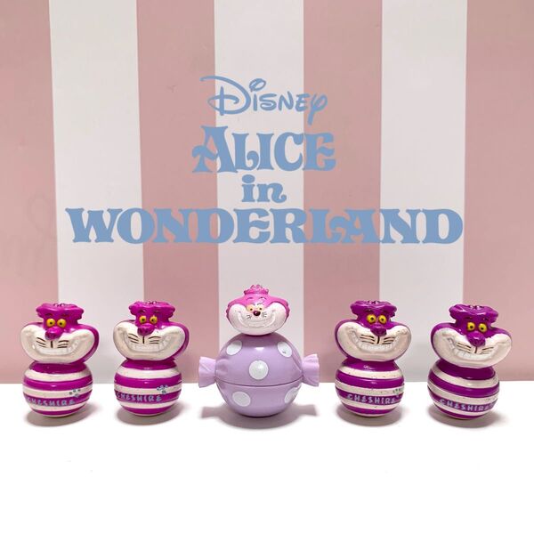 ディズニー Disney ふしぎの国のアリス Alice チェシャ猫 チシャ猫 だるま 起き上がり小法師
