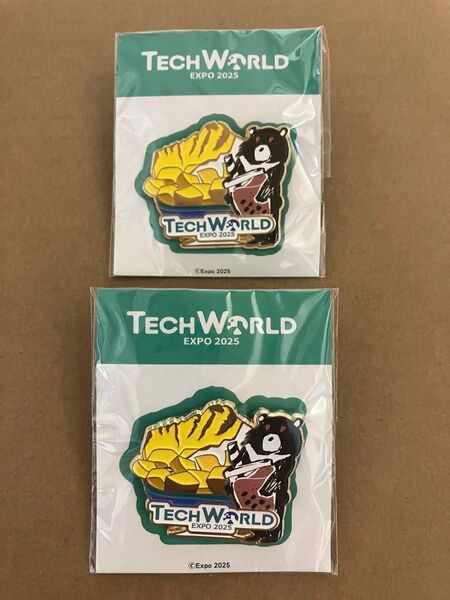 【Tech World ピンバッジ 2個セット】EXPO2025 数量限定 非売品