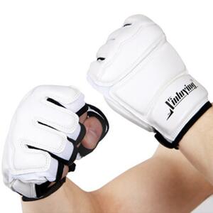 A1032 бокс половина палец взрослый бокс перчатка / земля . тренировка / перчатки / каратэ /me Thai / фитнес /te темно синий do- протектор 