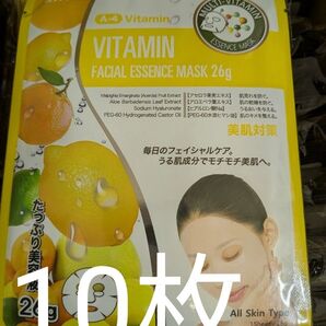 【ビタミン】MITOMO シートマスク 26g 個包装1枚入り10枚
