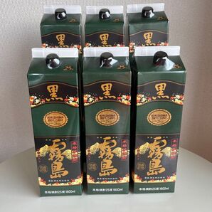 芋焼酎 黒霧島 25度 1.8L × 6本 紙パック