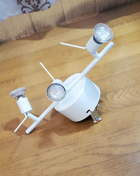 IKEA 小型 シーリングライト イケア LED電球付き 3灯 天井照明