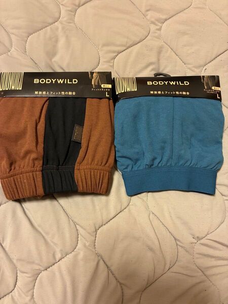 ボディワイルド トランクス 新品 L 2枚 BODYWILD GUNZE