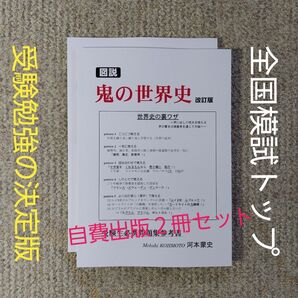 図説 鬼の世界史 第3版(オリジナル世界史参考書2冊セット割引/自費出版/完全新品未使用) 夏休み特価