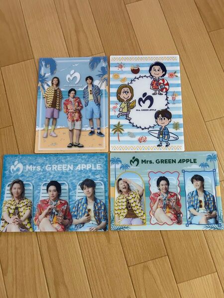 Mrs. GREEN APPLE ローソン コラボ ビジュアルシート4枚セット ミセスグリーンアップル