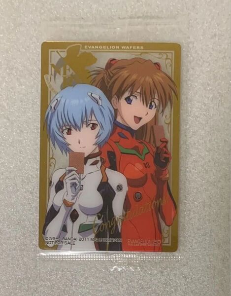 (新品/未使用) キャンペーン アスカ レイ エヴァンゲリオン ウエハース Evangelion Card 限定