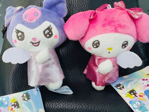 【未使用】サンリオ キャラクターズ NICO MAKE ニコメイク マスコット ぬいぐるみ マイメロ クロミ 2個セット