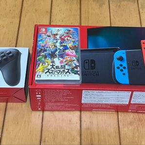Nintendo Switch 本体 + Proコントローラー + ソフト
