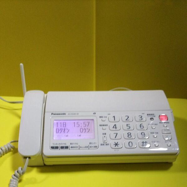 ★ パナソニック Panasonic おたっくす パーソナルファクスコードレス電話機 KX−PD301DL