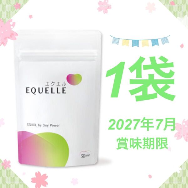 1袋 EQUELLE エクエル パウチ 大塚製薬 120粒 120 30日 エクオール 大豆イソフラボン ボディケア 食品 サプリ