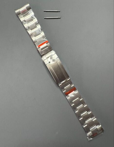 腕時計パーツ オイスターベルト シルバー マット ラグ幅20mm