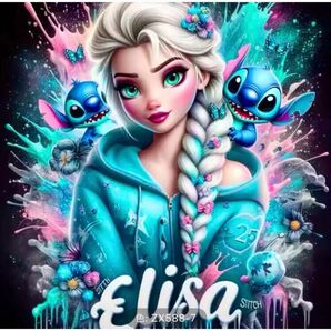 ダイヤモンドアート 青い瞳の女の子