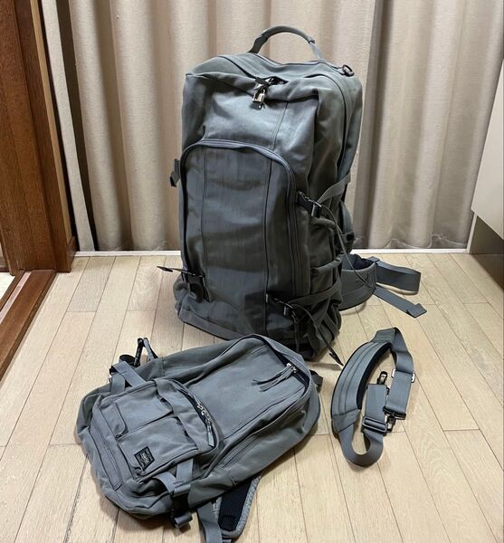 ポーター トリップ 3WAY リュック ボストンバッグ グレー