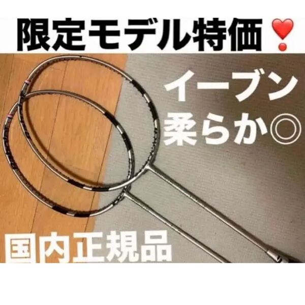 2本 限定 バドミントン サテライト リミテッド 6.5 エッセンシャル Babolat バドミントンラケット ラケット バボラ
