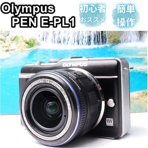 Olympus PEN E-PL1 ミラーレスカメラ コンパクト 軽量 カメラ レンズキット