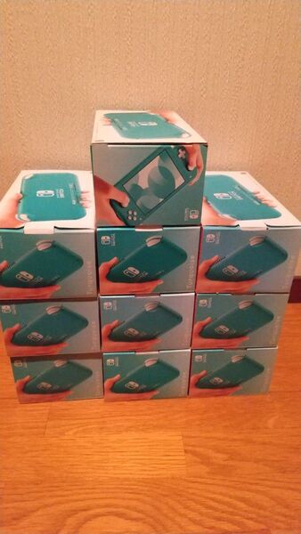 Nintendo Switch Lite ターコイズ 10箱 空箱
