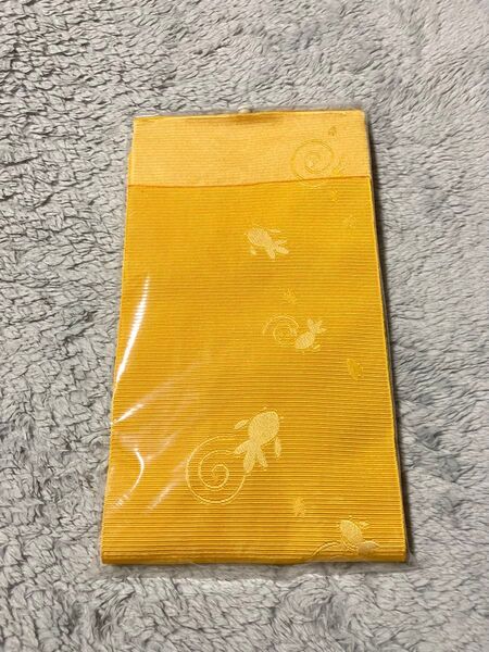 金魚 模様 黄色 浴衣帯 帯 レディース 新品
