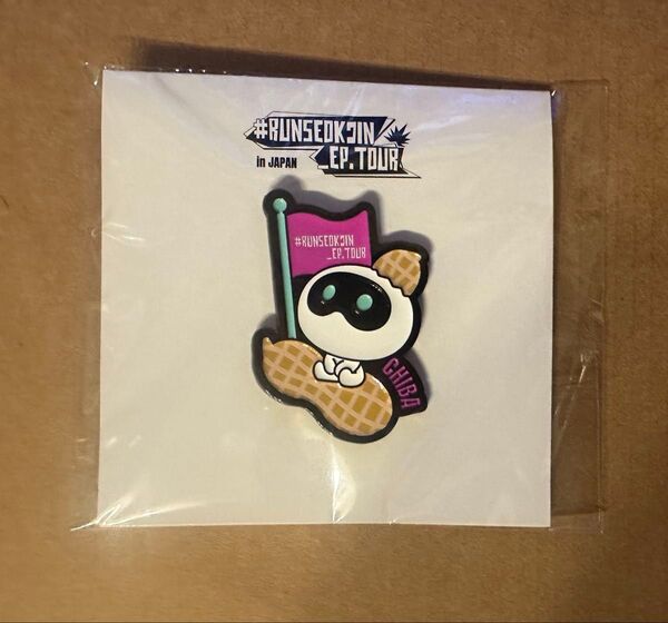 BTS ジン JIN 日本限定 公式RUNSEOKJIN in JAPAN PINS Chibaピンバッジ ピンズ 千葉