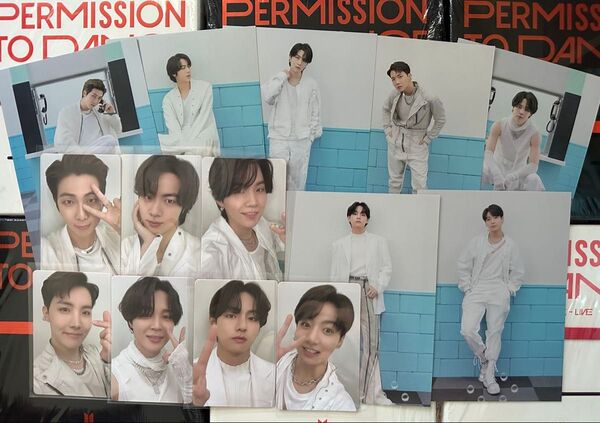 BTS PERMISSION TO DANCE ON STAGE-LIVE PTD トレカ ポストカード 7種コンプリート