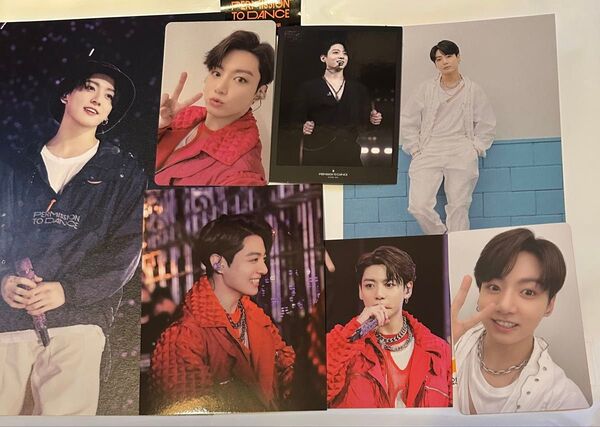 BTS PERMISSION TO DANCE ON STAGE -SEOUL デジコ特典 封入 付属品 ジョングク 7点セット