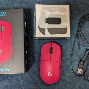 Logicool G PRO X SUPERLIGHT ワイヤレス ゲーミングマウス マゼンタピンク