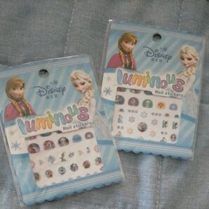 アナと雪の女王 ネイルシール NAIL sticker ネイル ステッカー FROZEN エルサ アナ オラフ Disney 2個