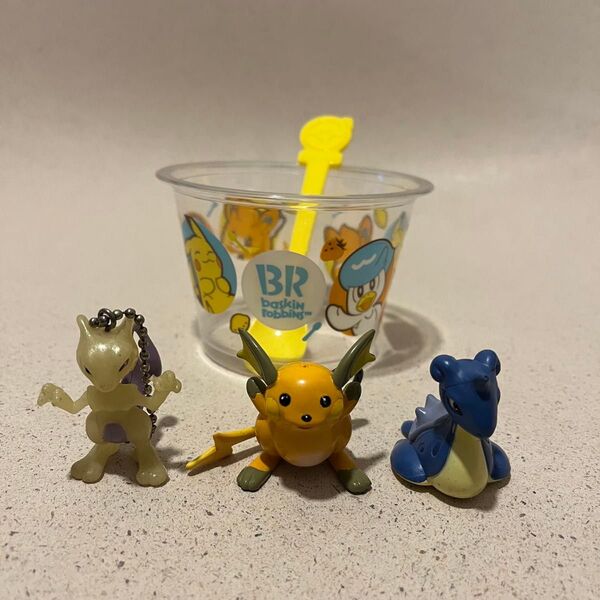 ポケモン ミュウツー ピカチュウ パモ クワッス ライチュウ ラプラス フィギュア 当時物 ポケットモンスター TOMY レトロ