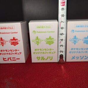 開封して箱分解して発送 ポケモンセンター オリジナルフィギュア ヒバニー サルノリ メッソン