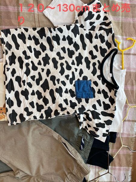 ◎子供服・夏用120〜130cm・タンクトップ③枚・H&M・Tシャツ・西松屋半ズボン②枚セット キッズ服まとめ売り◎着替えに♪