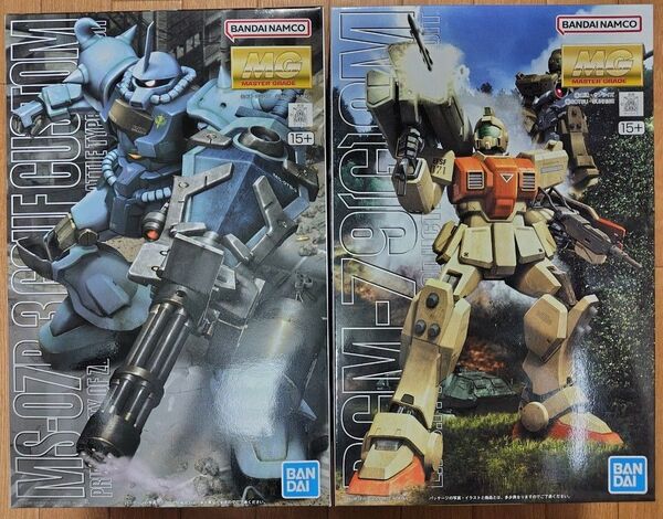 MS-07B3 グフカスタム + RGM-79(G) 陸戦型ジム(1/100 MG 機動戦士ガンダム 第08MS小隊)